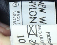 Alexon Women's Black Wool-Blend Buttoned Jacket