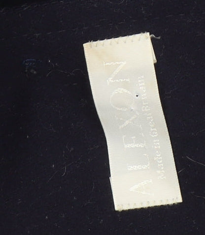 Alexon Women's Black Wool-Blend Buttoned Jacket