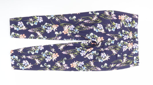 Monsoon Women's Floral Cropped Trousers, Size 8