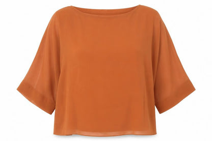 Womens UK Size M Wallis Brown Basic Blouse