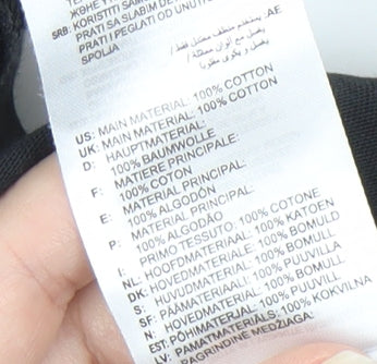 Adidas Men's XL Black Ronaldo T-Shirt Sports Style