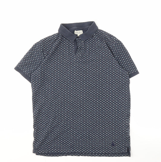 Jack Wills Men's Blue Polo Shirt Size S Short Sleeve