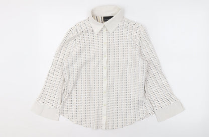 Womens UK Size 18 Principles Multicoloured Basic Button-Up