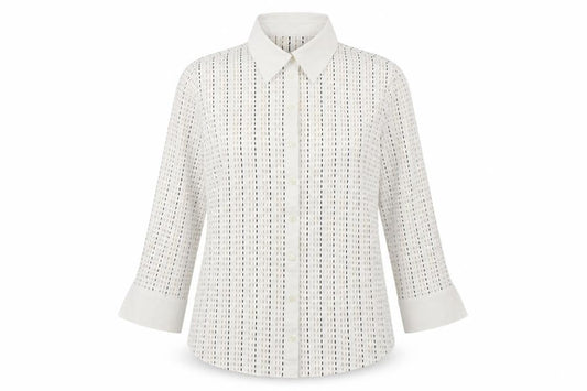 Front view of Principles Women's Multicoloured Button-Up Shirt, size 18