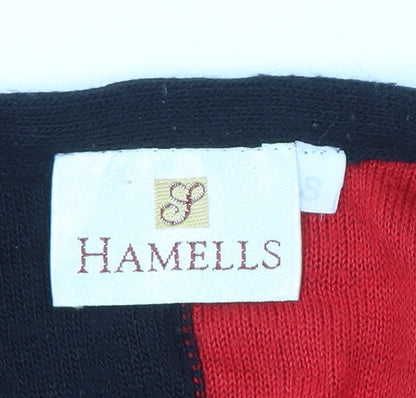 Hamells Women's Red and Black Cardigan - Size S