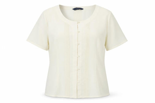 Debenhams Women's Ivory Blouse Size 16, Round Neck