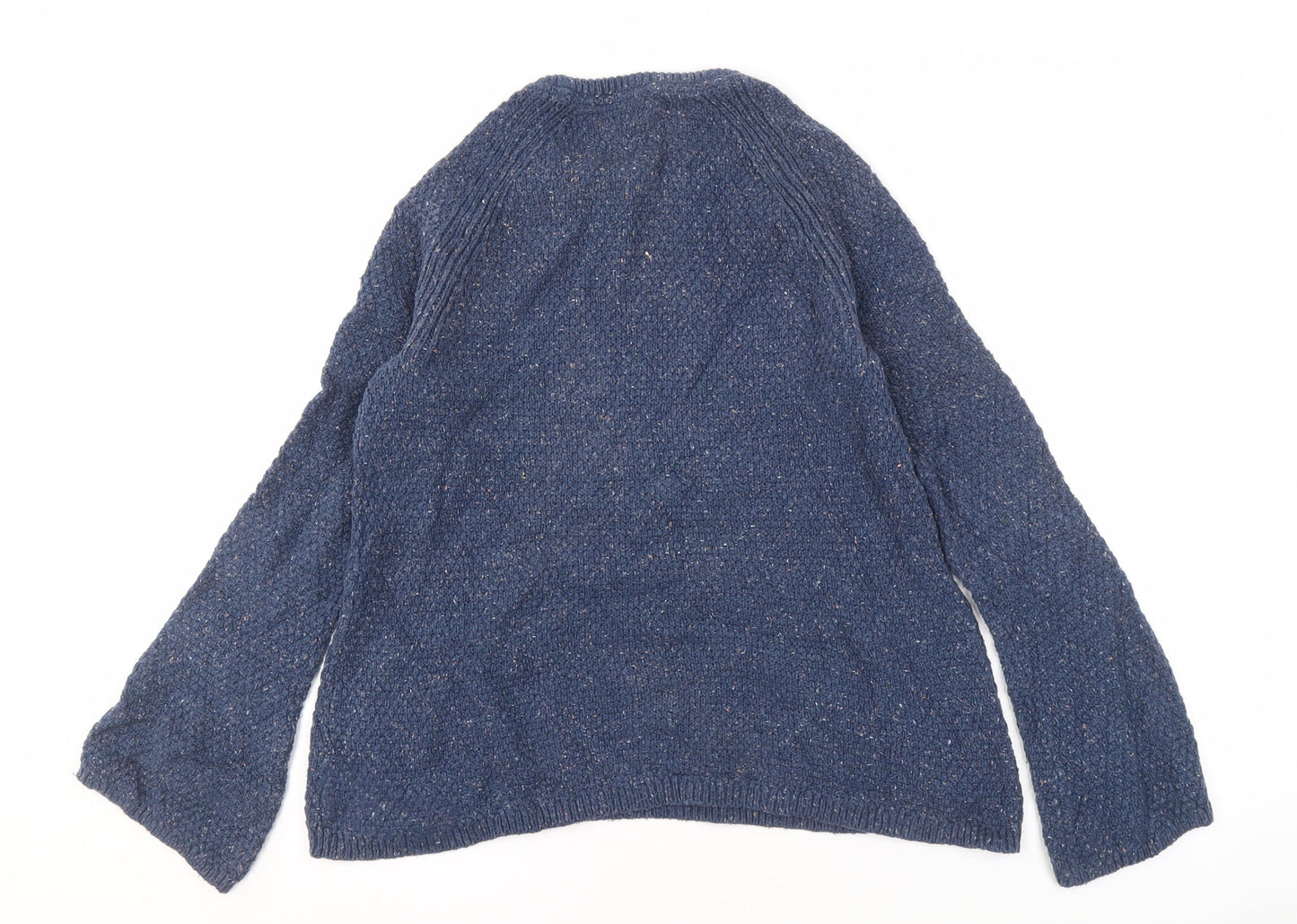 Womens UK Size 8 Fat Face Blue Pullover Jumper