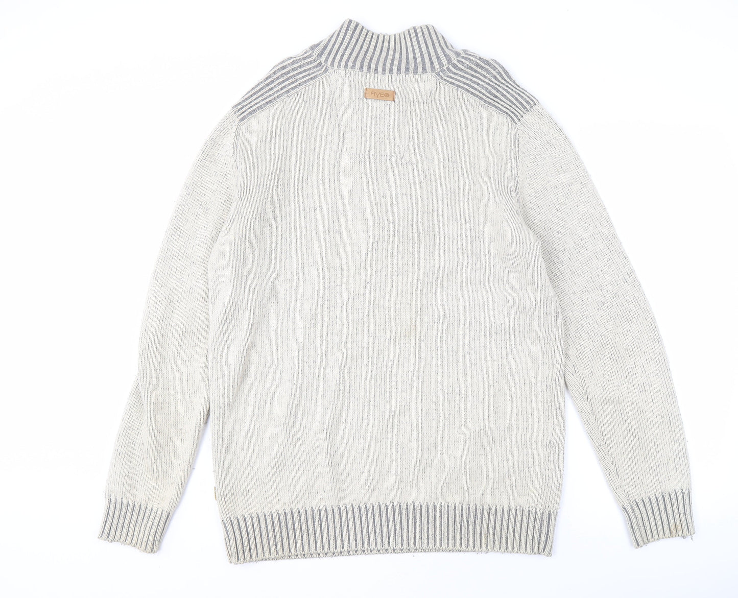 Maine New England Men's Grey Full Zip Jumper M