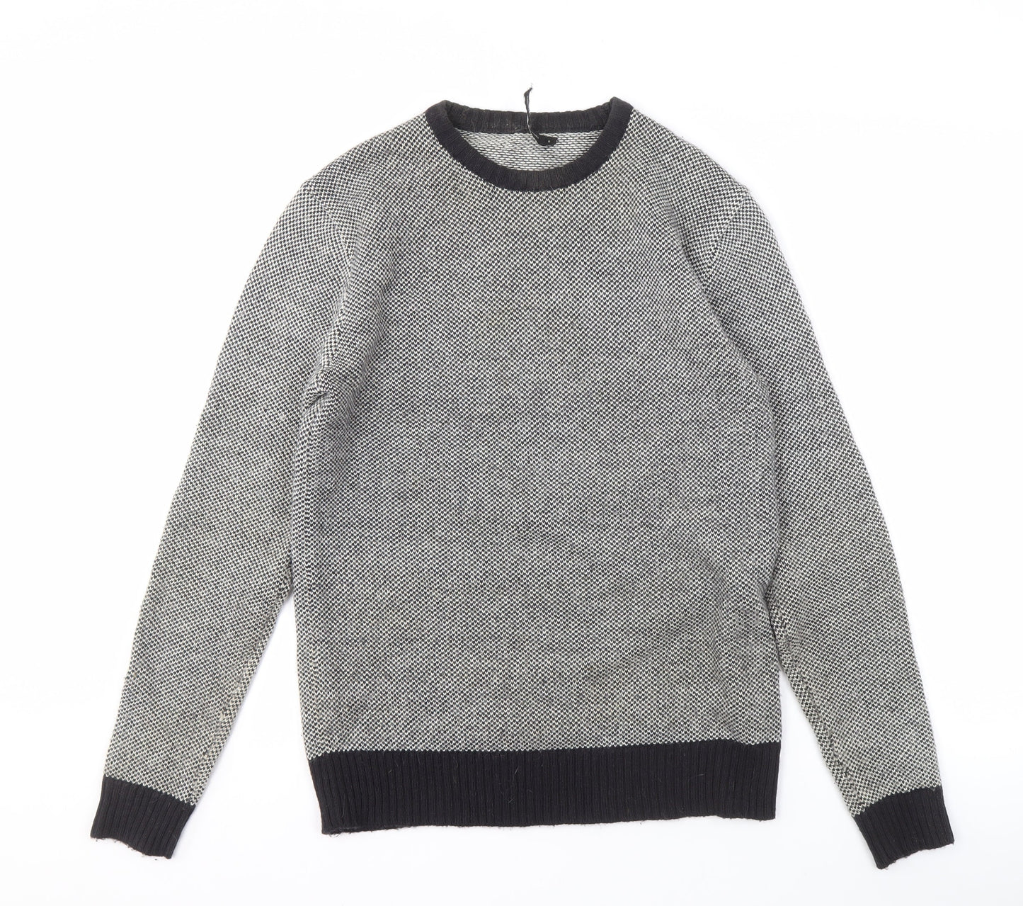 French Connection Men's Black Pullover Jumper, Size S