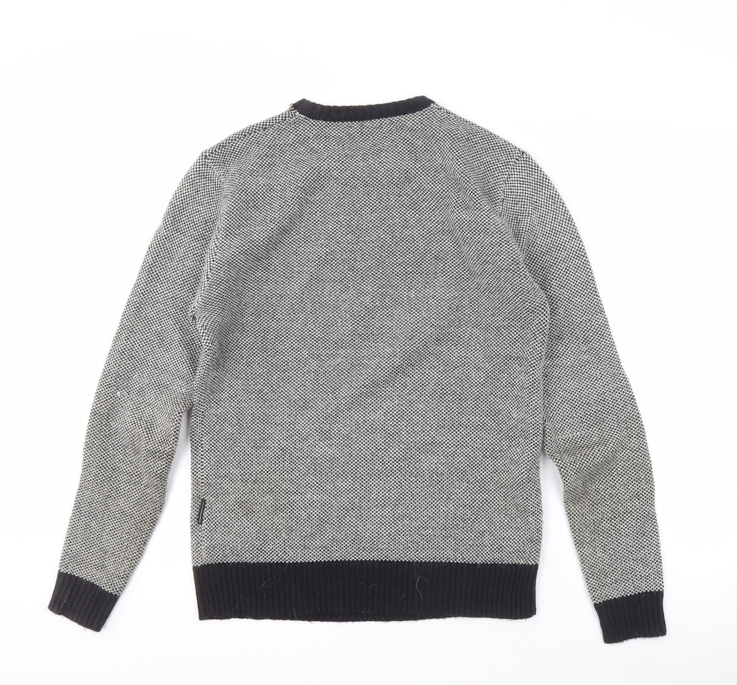 French Connection Men's Black Pullover Jumper, Size S