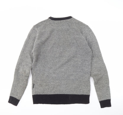 French Connection Men's Black Pullover Jumper, Size S