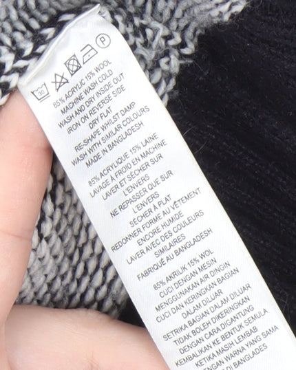 French Connection Men's Black Pullover Jumper, Size S