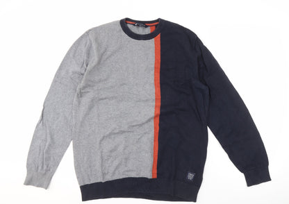 Crew Clothing Company Men's XL Multicoloured Pullover