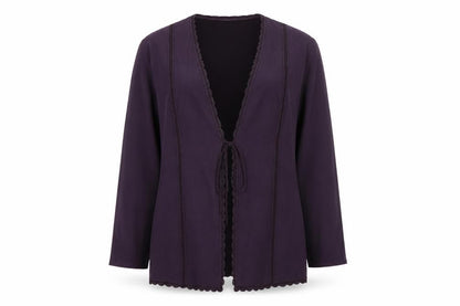 Womens UK Size 16 Ann Harvey Purple Basic Jacket