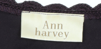 Womens UK Size 16 Ann Harvey Purple Basic Jacket