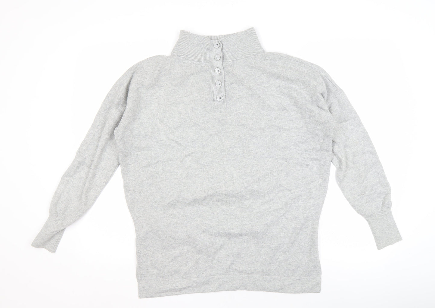 Womens UK Size XS French Connection Grey Pullover Jumper