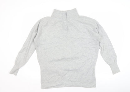 Womens UK Size XS French Connection Grey Pullover Jumper
