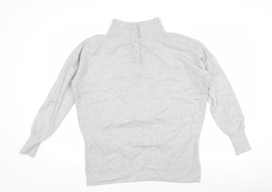 Womens UK Size XS French Connection Grey Pullover Jumper
