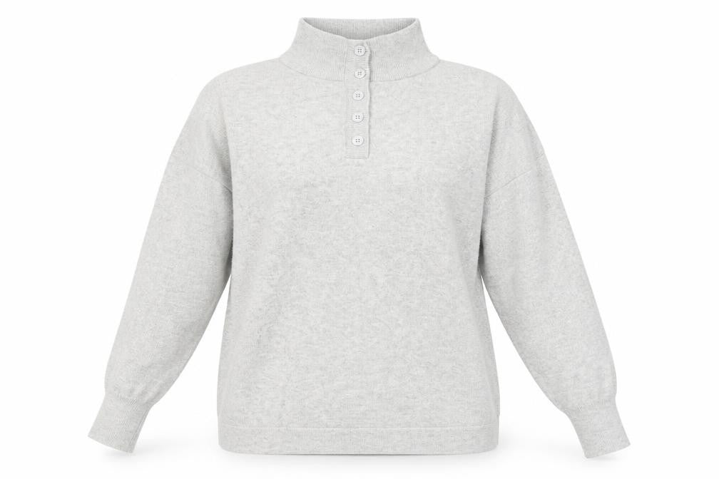 Womens UK Size XS French Connection Grey Pullover Jumper