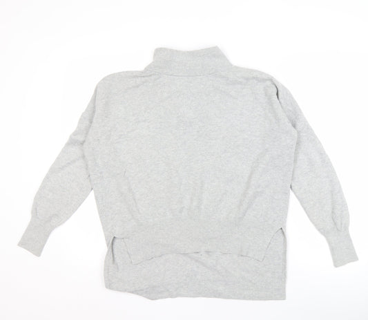 Womens UK Size XS French Connection Grey Pullover Jumper