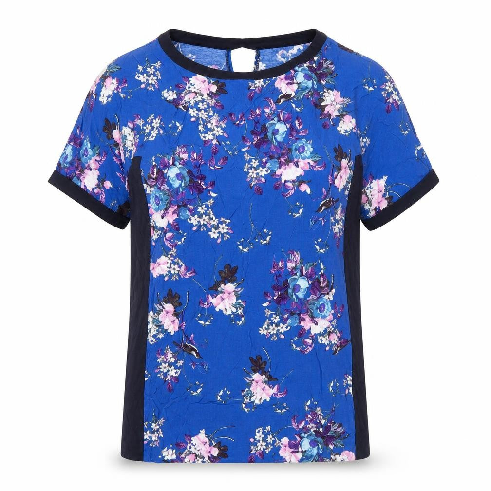 Womens UK Size L Oasis Blue Basic Blouse