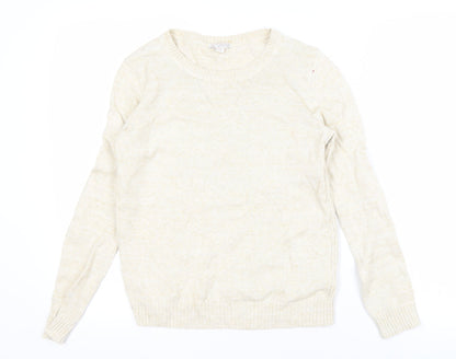 Gap Women's Ivory XS Cotton Pullover Jumper