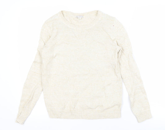 Gap Women's Ivory XS Cotton Pullover Jumper