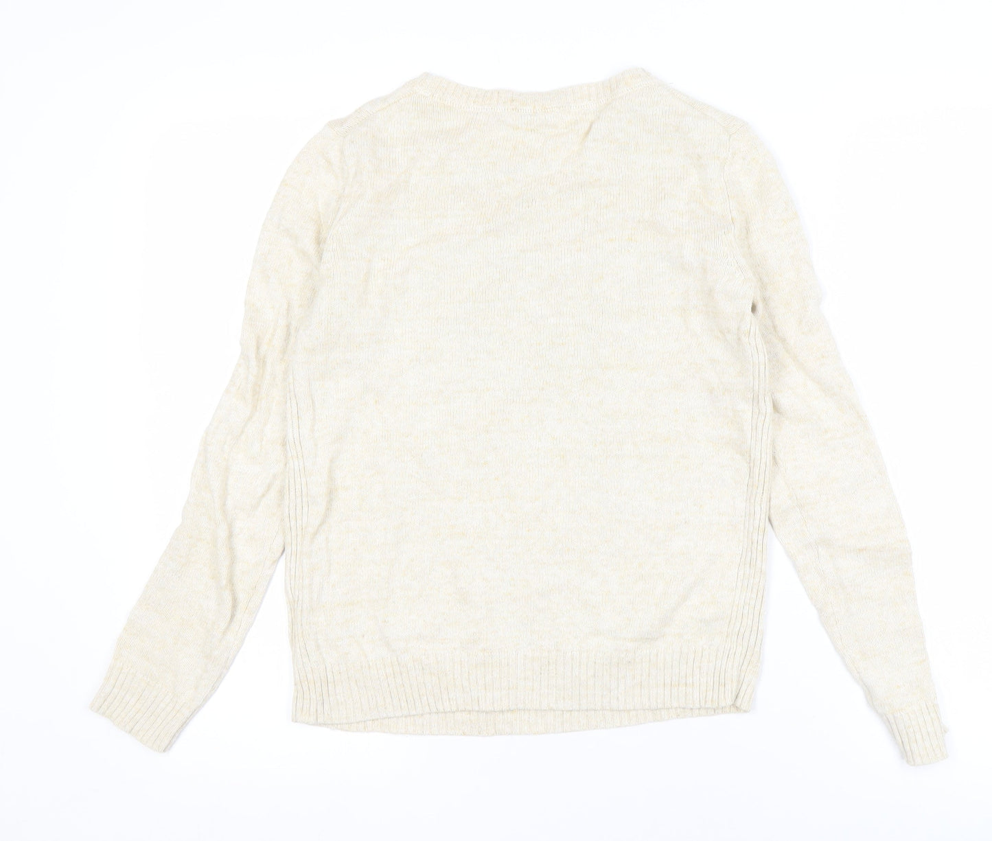 Gap Women's Ivory XS Cotton Pullover Jumper