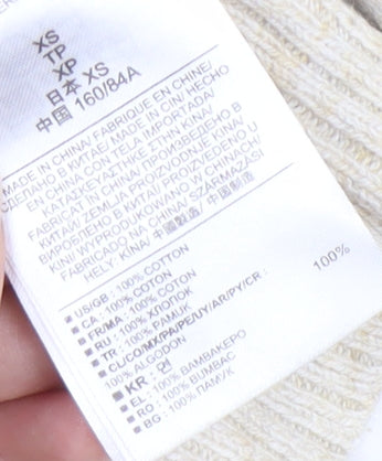 Gap Women's Ivory XS Cotton Pullover Jumper