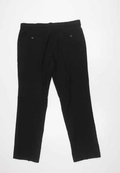 Next Men's Black Dress Pants Size 34