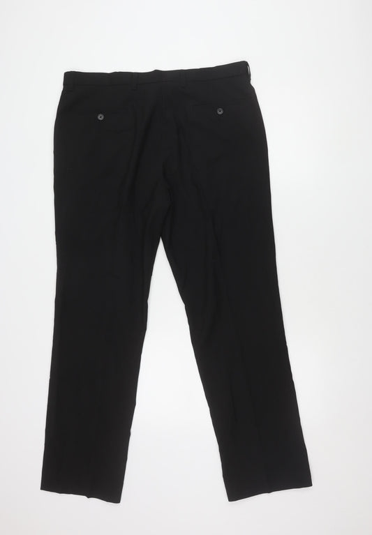 Next Men's Black Dress Pants Size 34