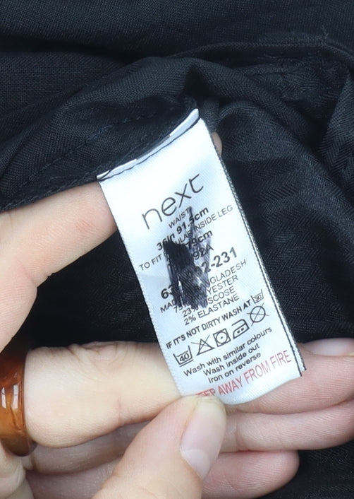 Next Men's Black Dress Pants Size 34