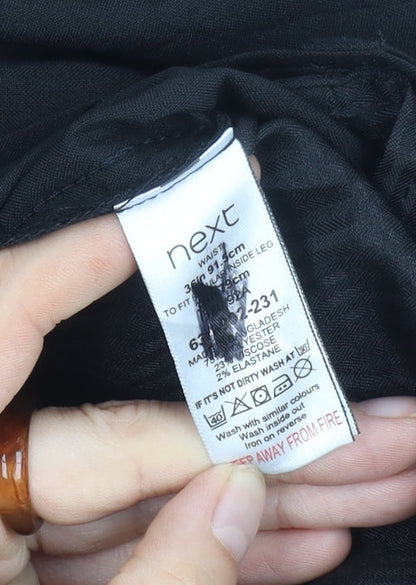 Next Men's Black Dress Pants Size 34