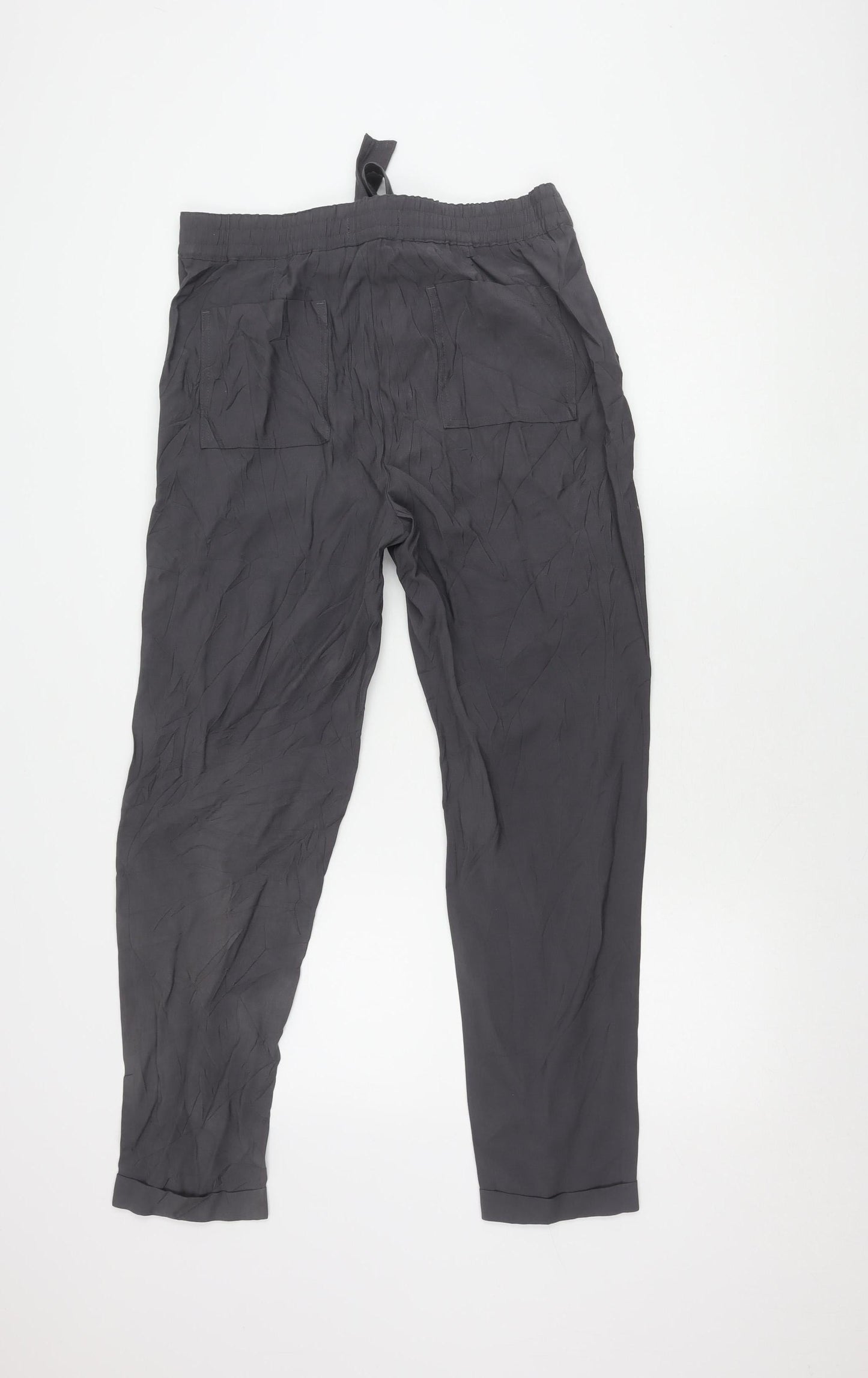 Womens UK Size 12L NEXT Relaxed Fit Casual Grey Trousers
