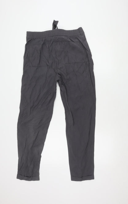 Womens UK Size 12L NEXT Relaxed Fit Casual Grey Trousers