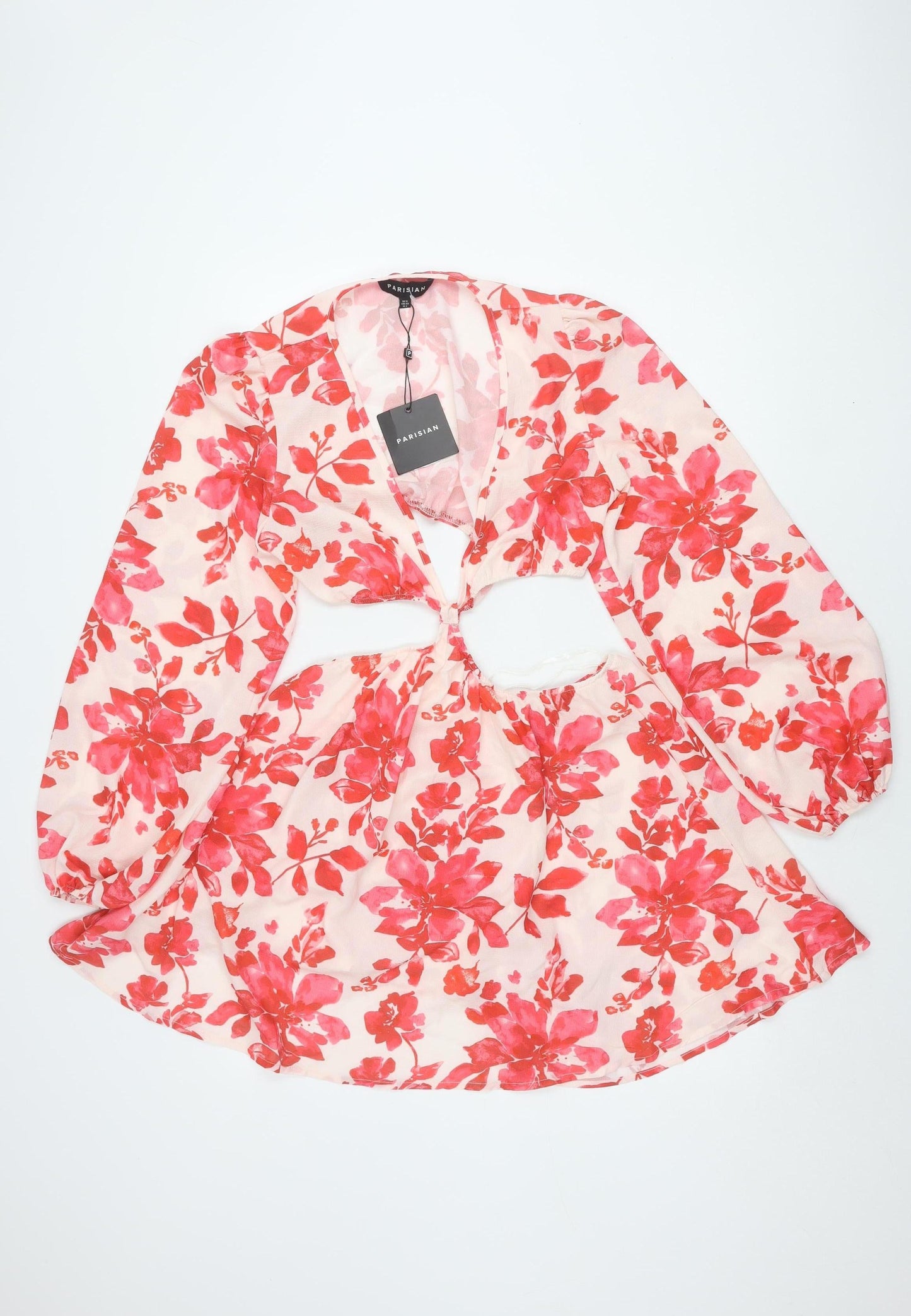 Parisian Women's Pink Floral Dress Size 12