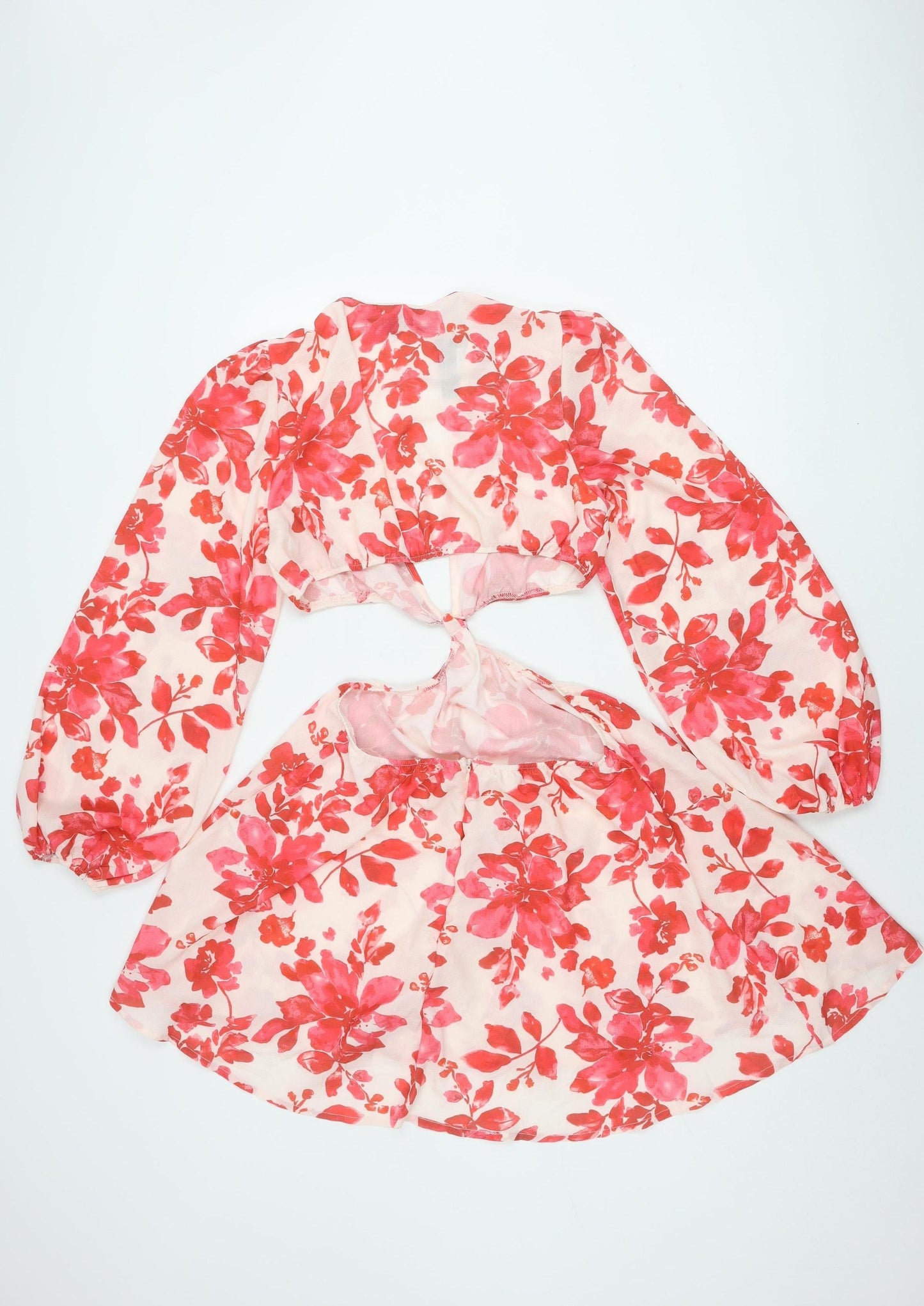 Parisian Women's Pink Floral Dress Size 12