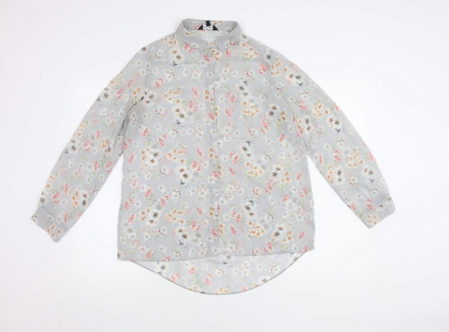 New Look Women's Floral Blouse, Multicoloured, Size 12