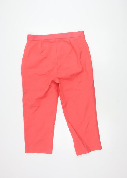 Womens UK Size 14 Marks and Spencer   Pink Trousers