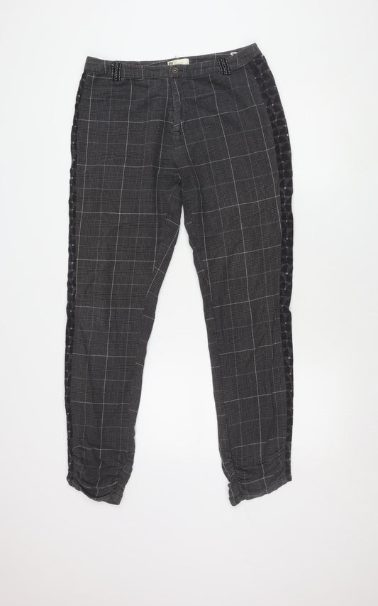 Mais il est ou le soleil? Men's Grey Check Trousers Size 40