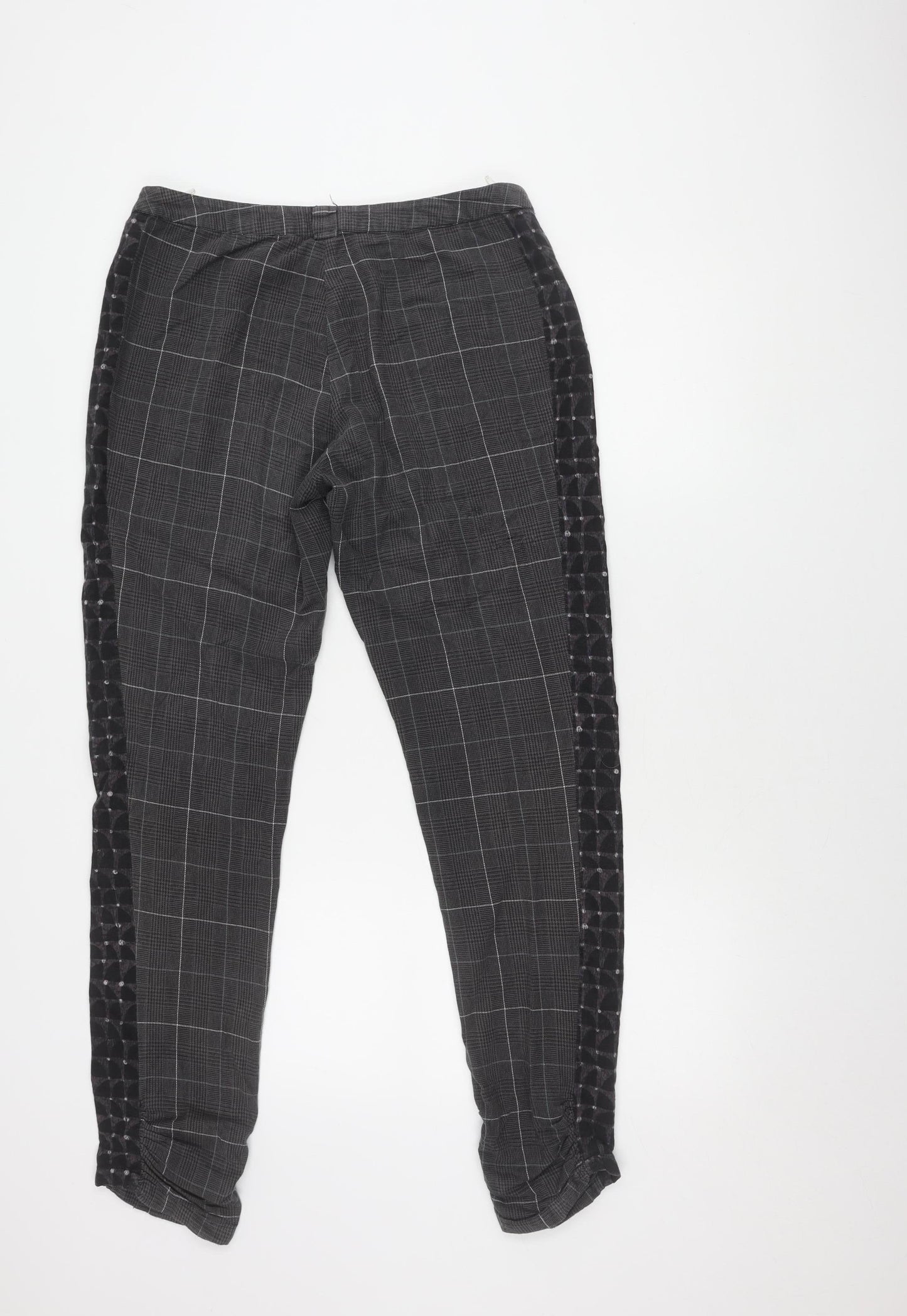 Mais il est ou le soleil? Men's Grey Check Trousers Size 40