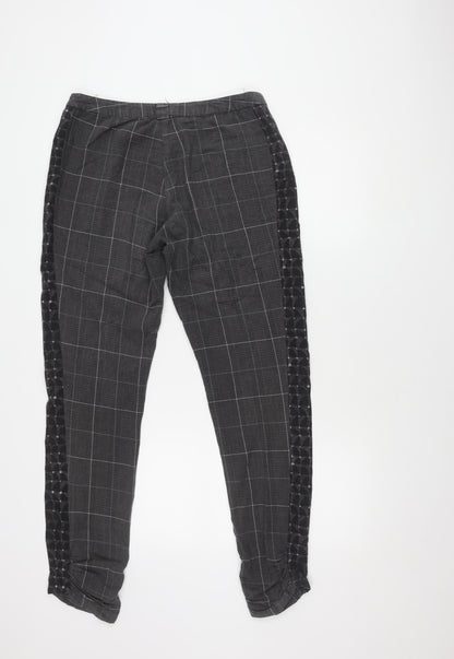 Mais il est ou le soleil? Men's Grey Check Trousers Size 40