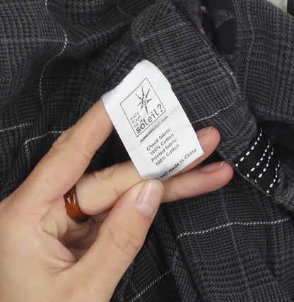 Mais il est ou le soleil? Men's Grey Check Trousers Size 40