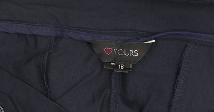 Womens UK Size 16 Yours   Blue Trousers