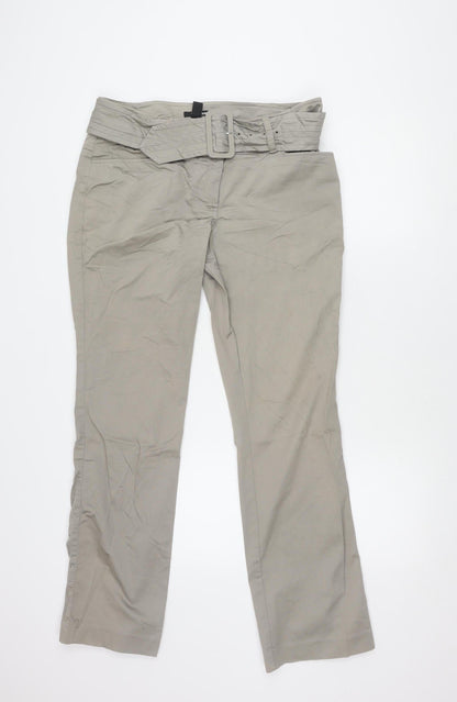 Womens UK Size 14 H&M Regular Fit  Grey Trousers