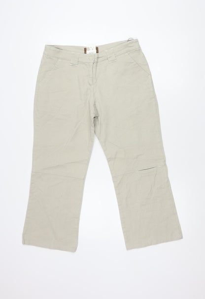 Duty Free Women's Beige Trousers Size 12