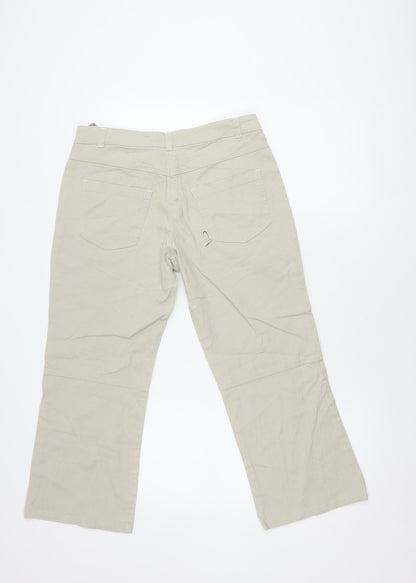 Duty Free Women's Beige Trousers Size 12