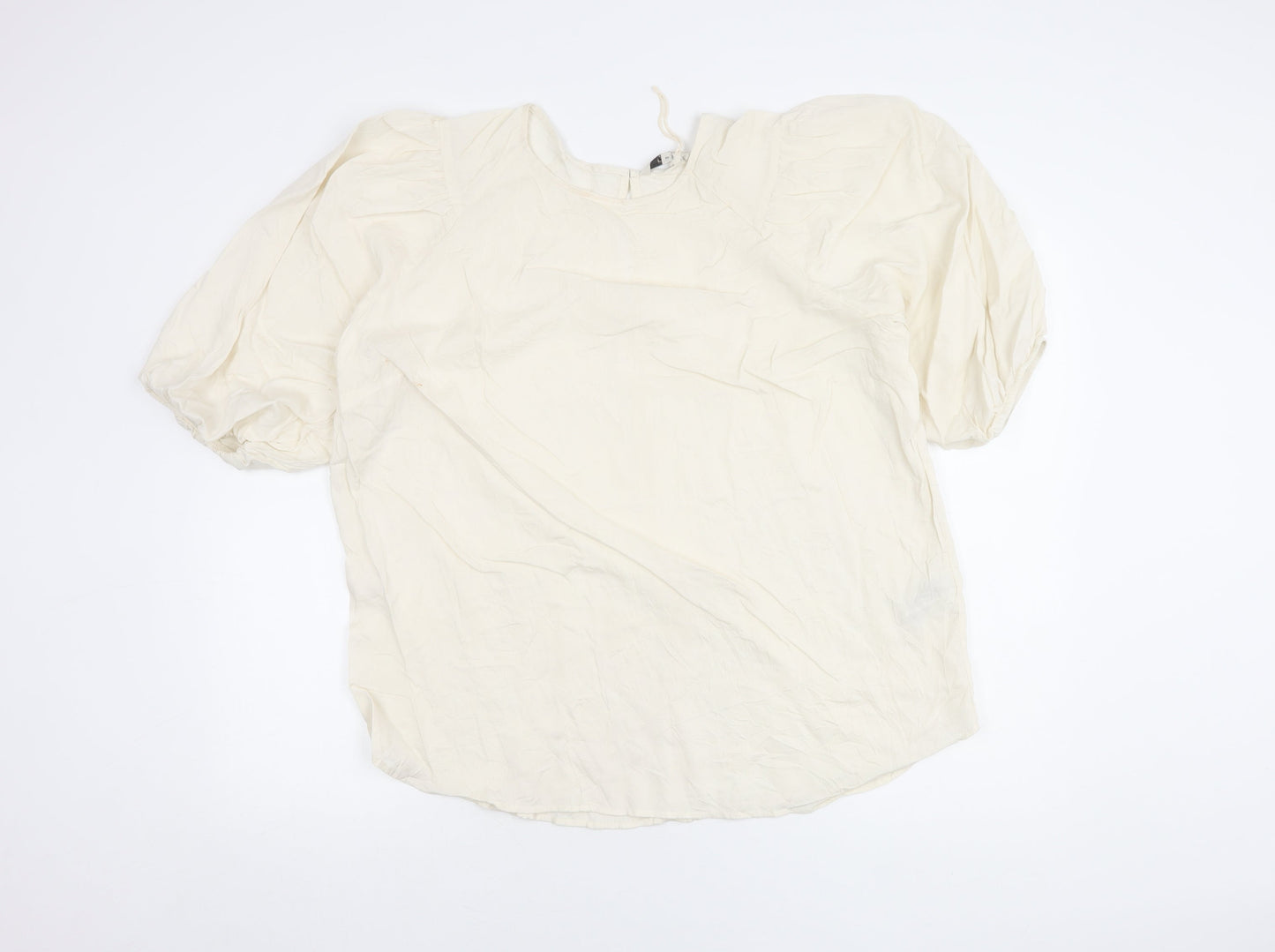Womens UK Size 20 NEXT Ivory Basic Blouse