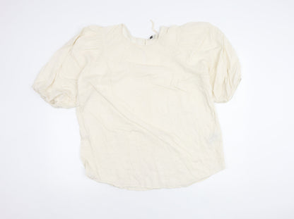 Womens UK Size 20 NEXT Ivory Basic Blouse