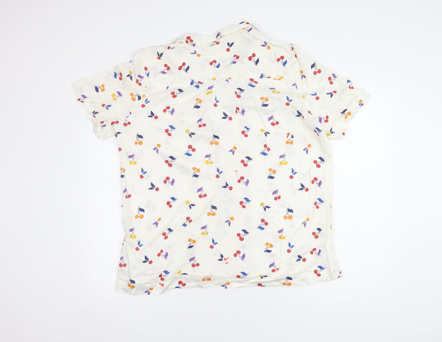 Womens UK Size 20 NEXT Multicoloured Basic Button-Up